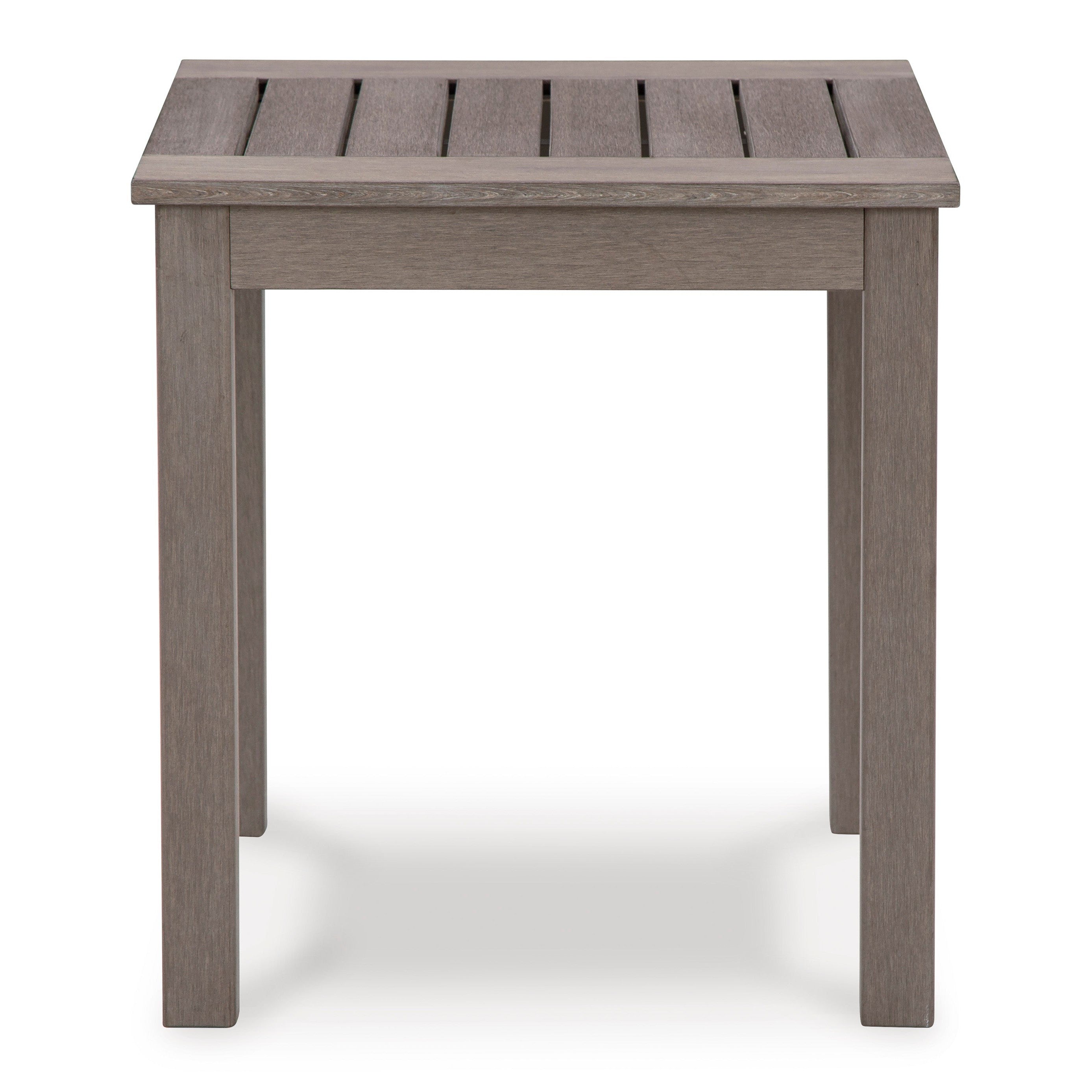 Poly Teak Taupe Side Table