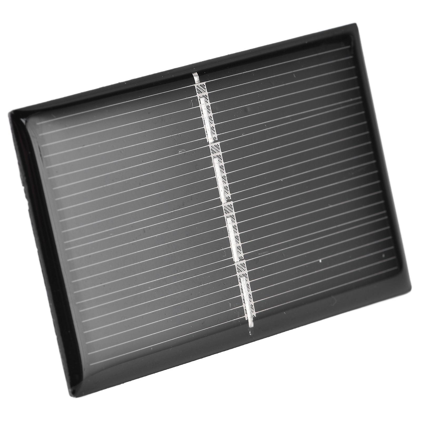 5pcs Mini Solar Panel 130ma Excellent Performance Good Light Transmittance Waterproof Sealing Solar Panel Module 2v