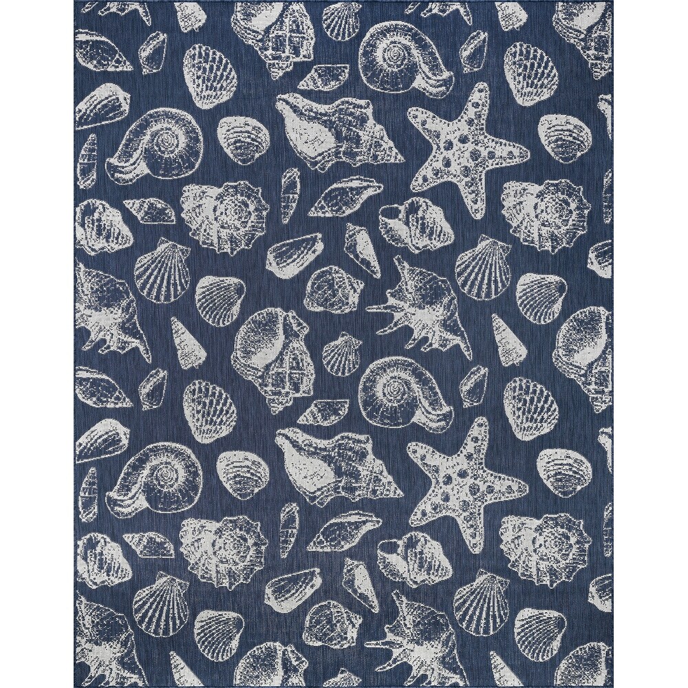 Exo Coastal Graphic Print Indoor/Outdoor Area Rug