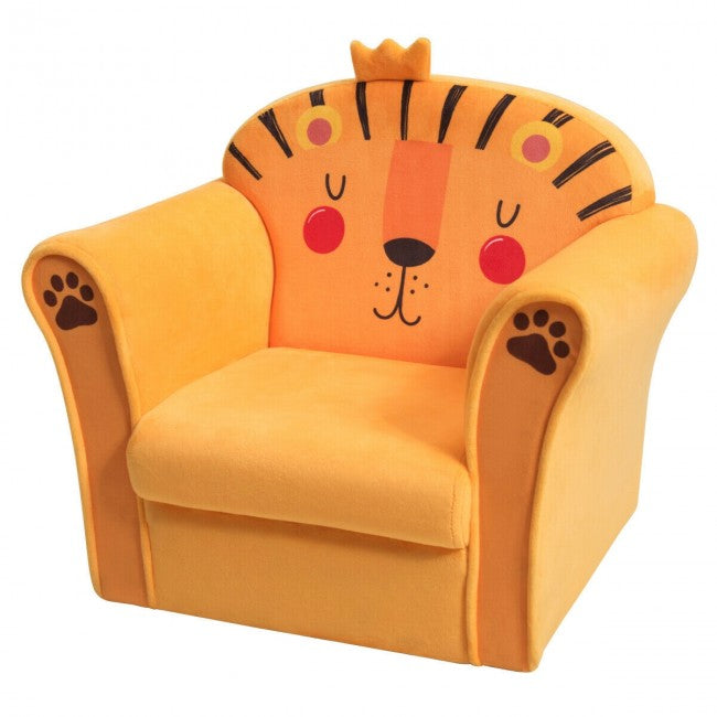 Kids Lion Sofa Children Armrest Couch Toddler Chair Furniture Gift