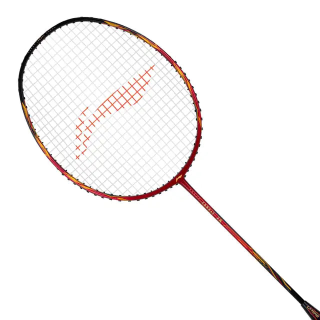 Li-Ning Combat Z8 Badminton Racket (Red/Black/Gold) - 80 Grams