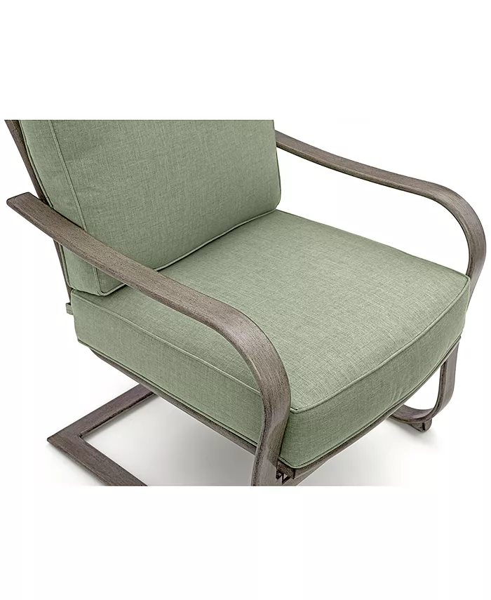 Furniture CLOSEOUT! Tara Wide Slat C-Spring Chair