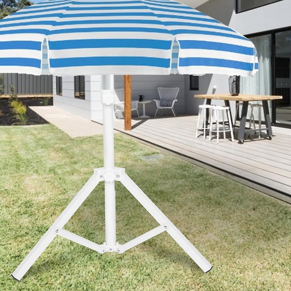 Triangular Iron Folding Sun Umbrella Stand Support Base For Beach Garden Camping Fishing