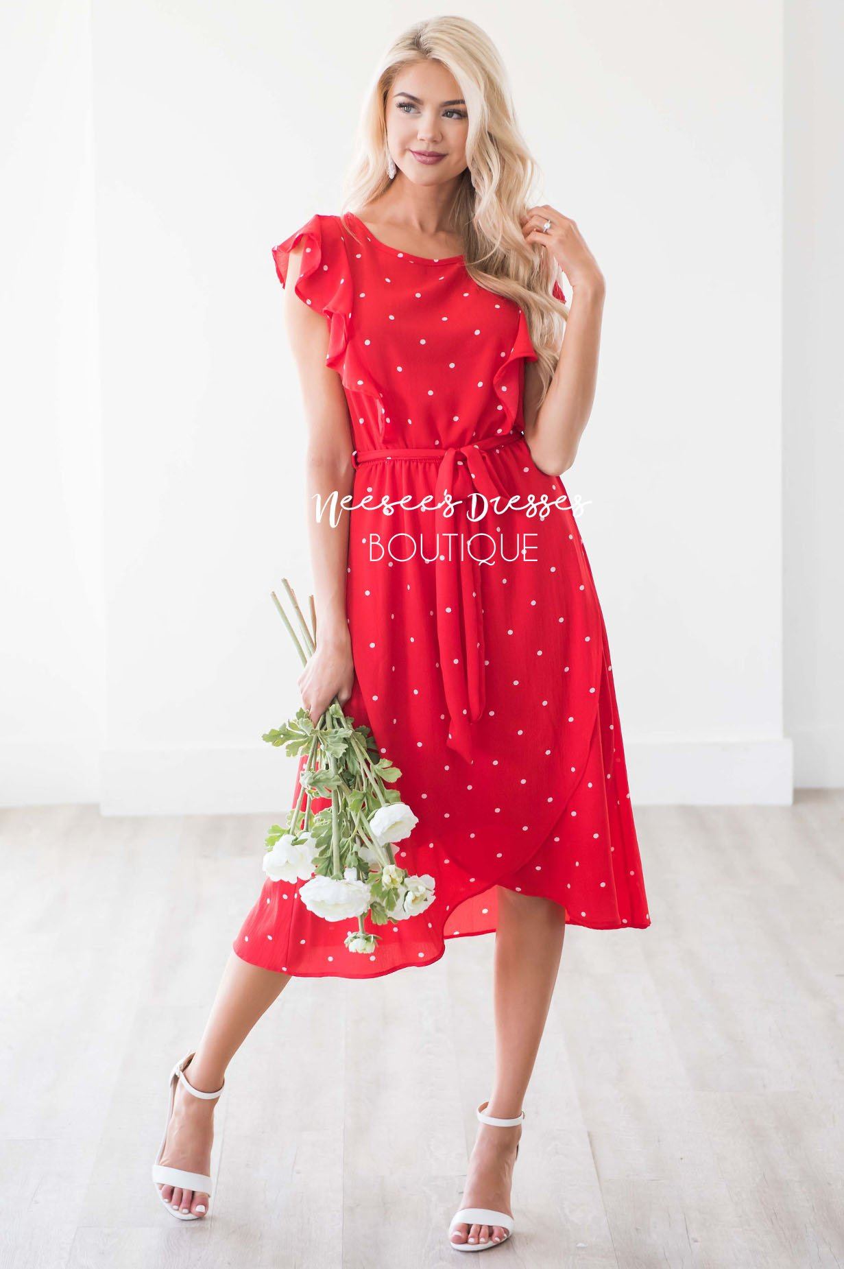 The Kynlei Polka Dotted Dress