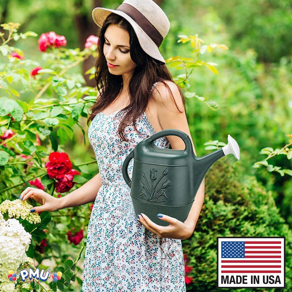 PMU 2 Gallon Watering Can - Hunter Green Pkg/1