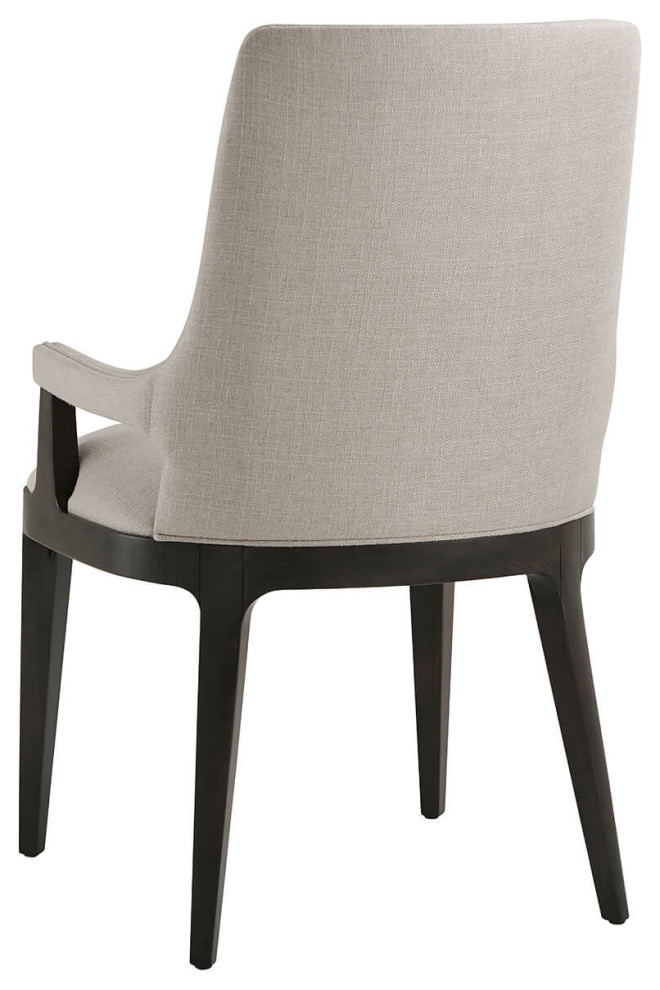 Modern Upholstered Dining Armchair   Midcentury   Dining Chairs   by English Georgian America  Houzz