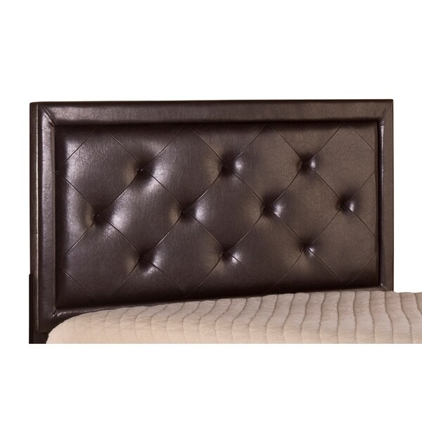 Copper Grove Bruckenau Brown Faux Leather Headboard - - 28077420