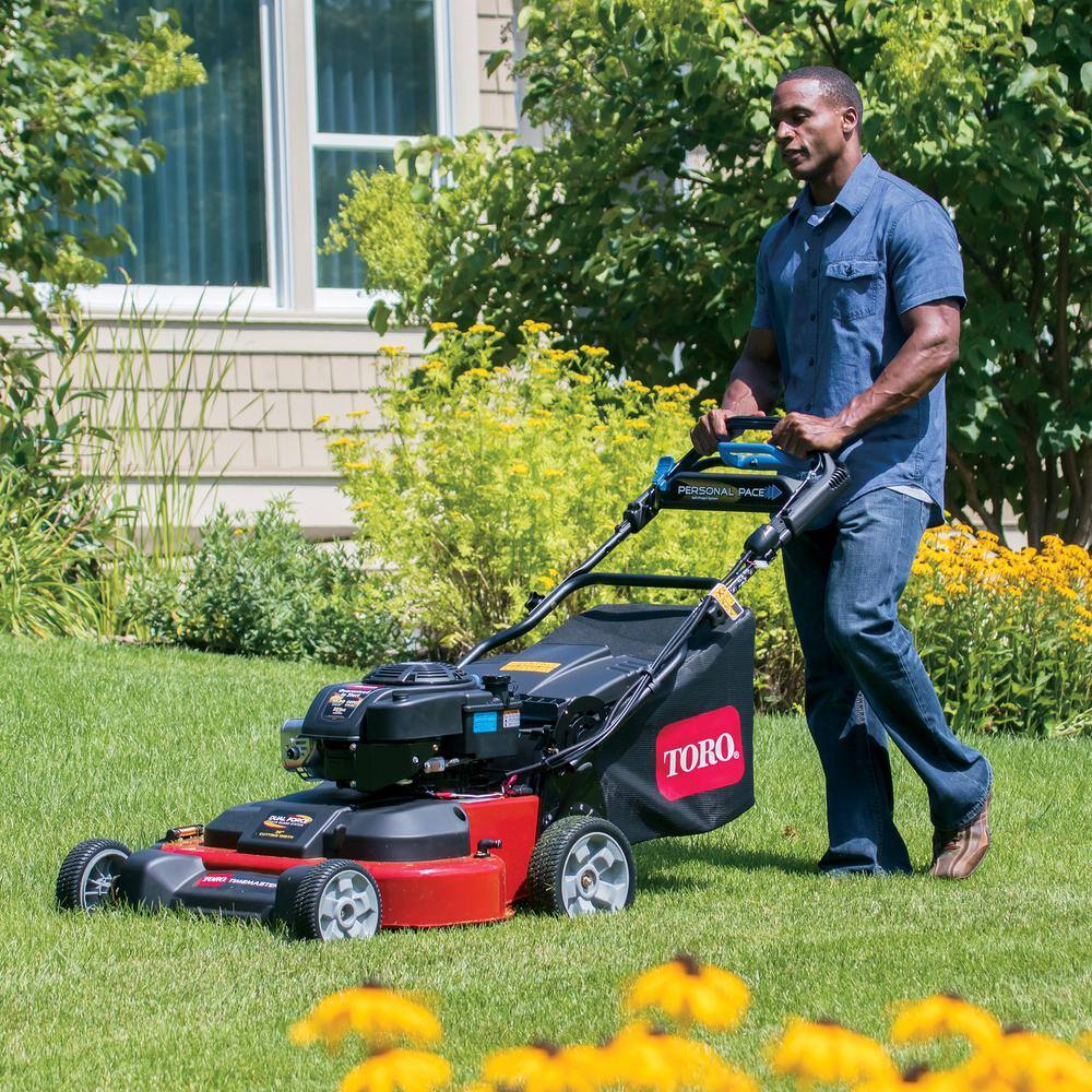 Toro TimeMaster 30 in. Briggs  Stratton Electric Start Walk-Behind Gas Self-Propelled Mower with Spin-Stop 21200