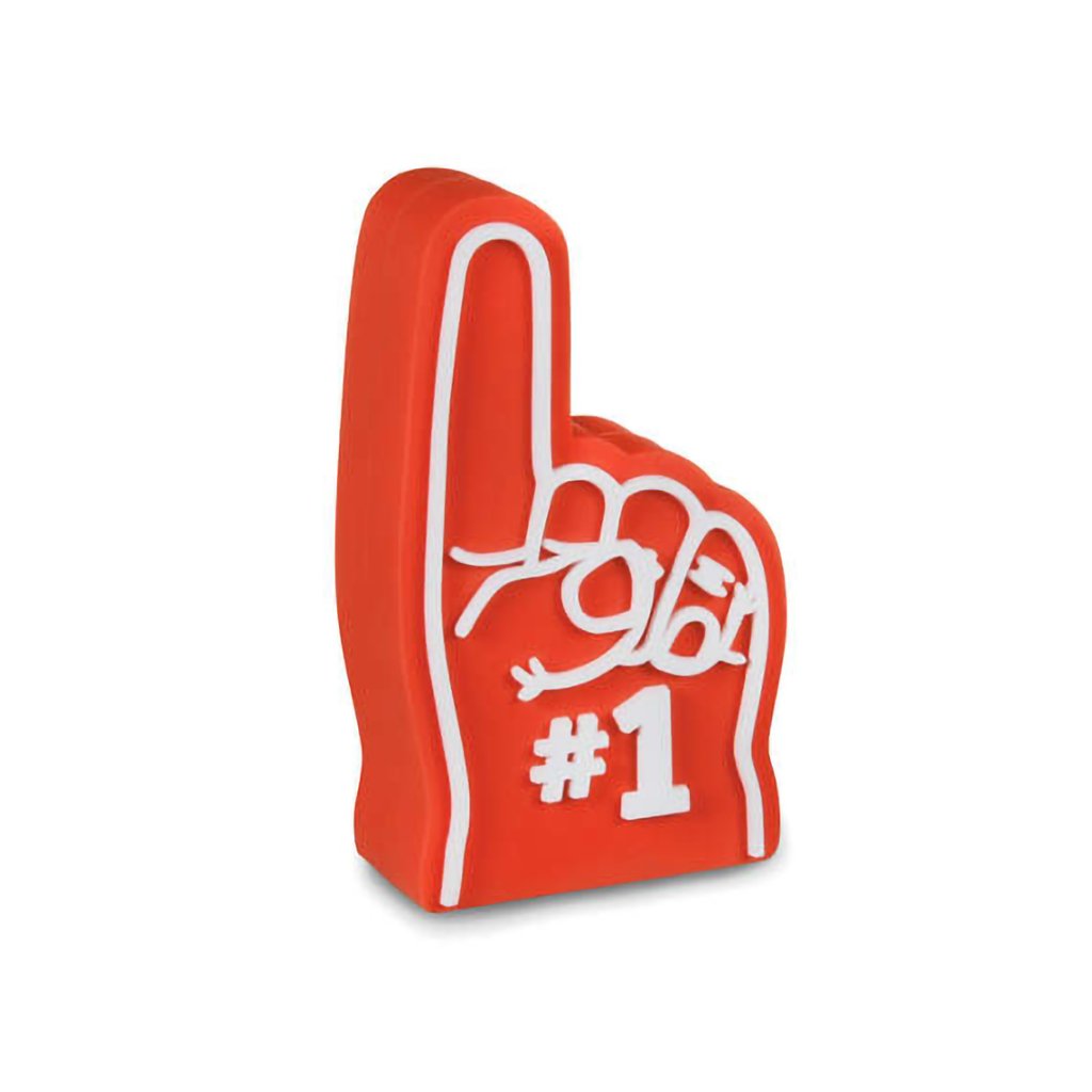 Hallmark  Charmers #1 Foam Finger Silicone Charm