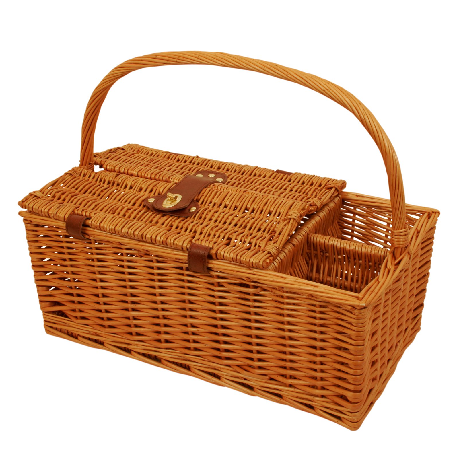 Wald Import Willow Picnic Basket