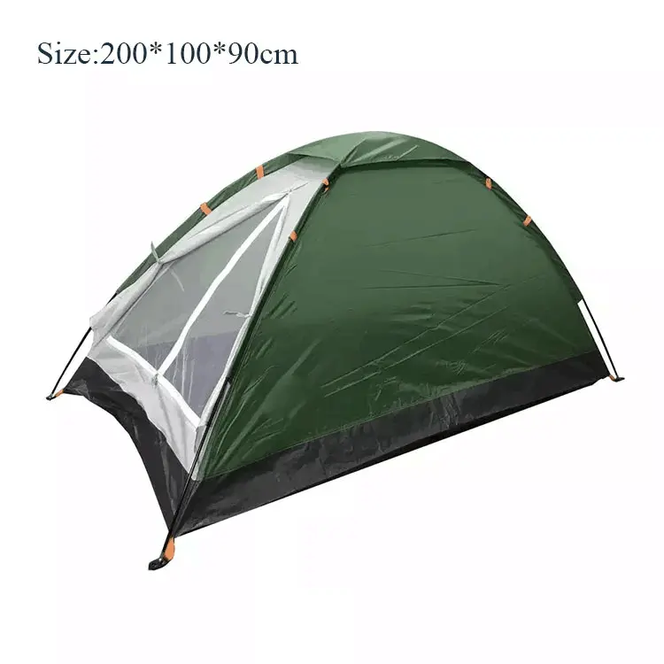 wholesale Foldable Beach waterproof single camping outdoor 1 person ultralight hiking tent