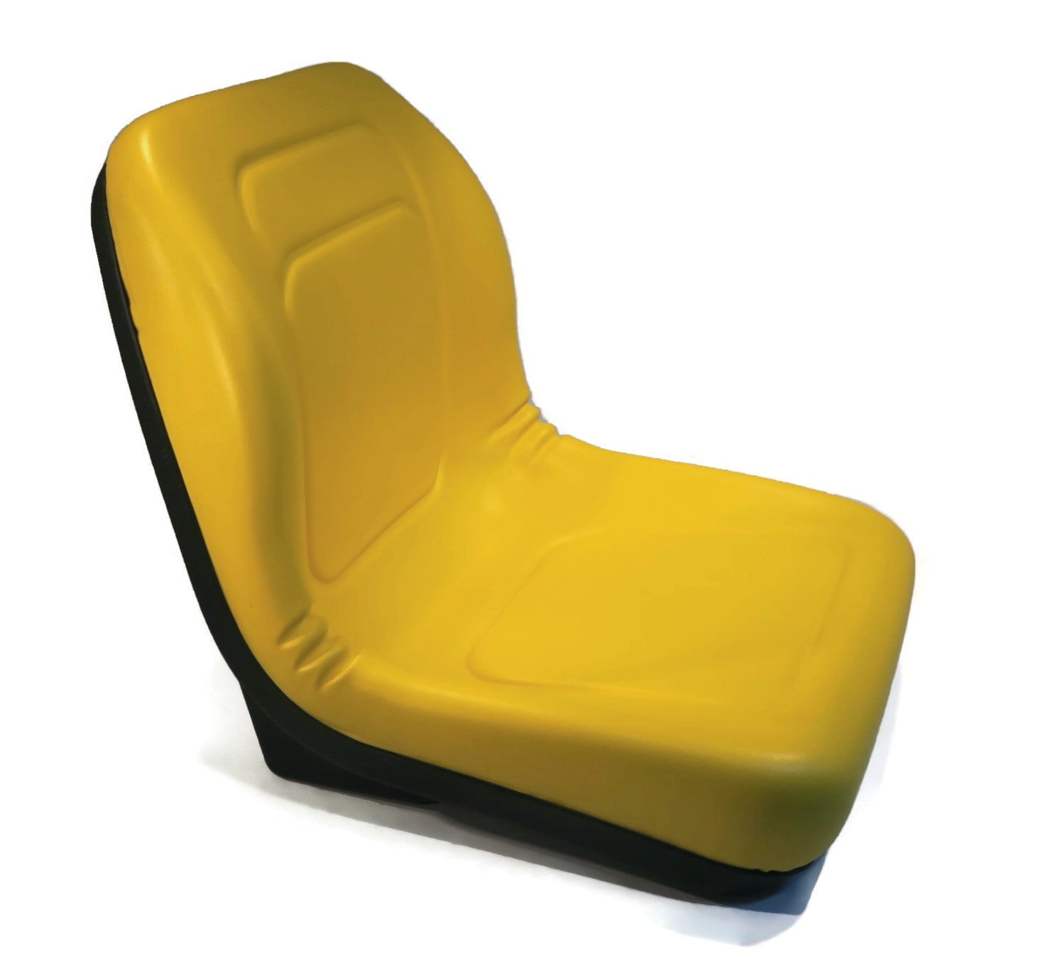 The ROP Shop | High Back Seat W/ Pivot Rod Bracket for John Deere GX345 GX355 Yellow