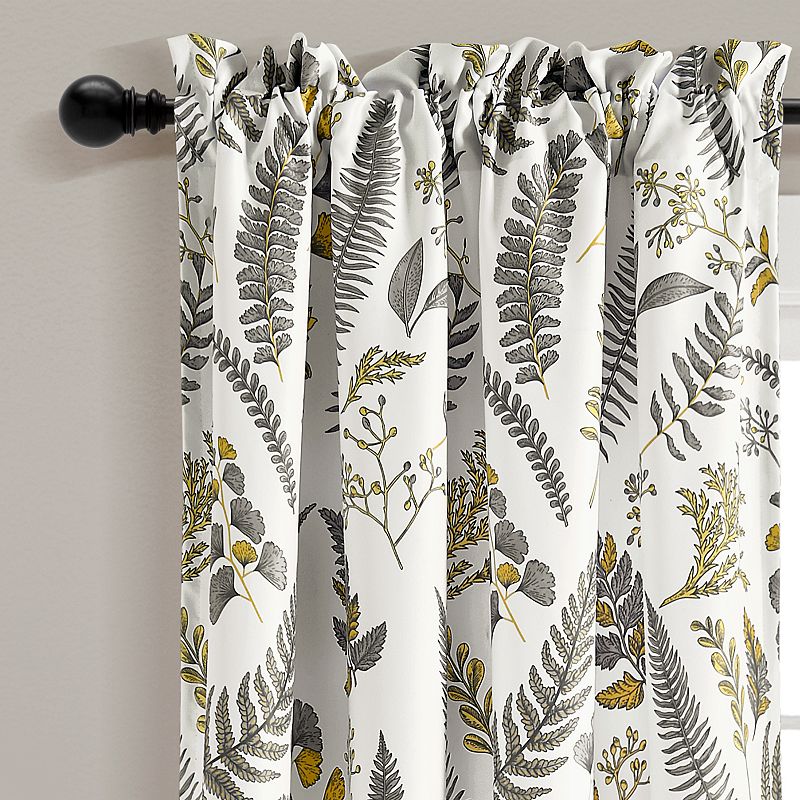 Lush Decor Devonia Allover Light Filtering Window Curtain Panels