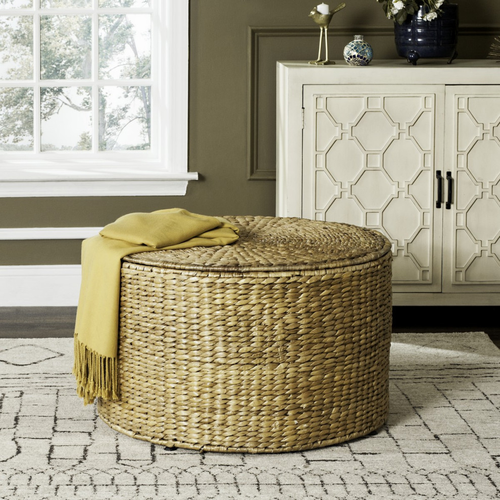 Anne Wicker Coffee Table Natural   Tropical   Coffee Tables   by AED Luxury Home Decor  Houzz