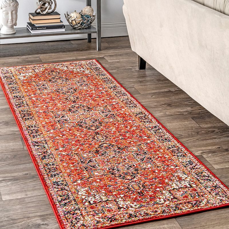 nuLoom Indoor/Outdoor Transitional Emblem Patrice Area Rug