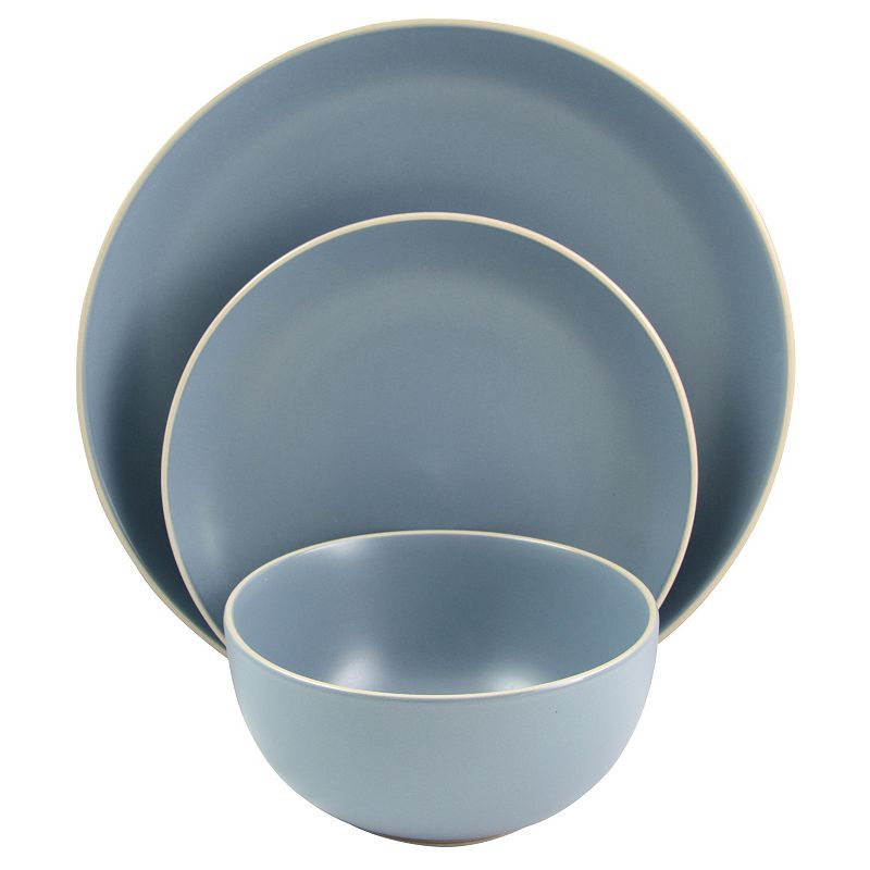 Gibson Home Rockaway 12-Piece Dinnerware Set