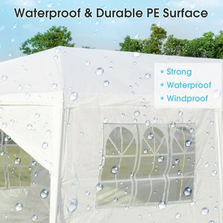 Luxury 10x30ft Outdoor Canopy Party Tent with 8 Removable Sidewalls