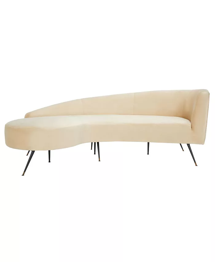 Safavieh Evangeline 86 Velvet Parisian Sofa