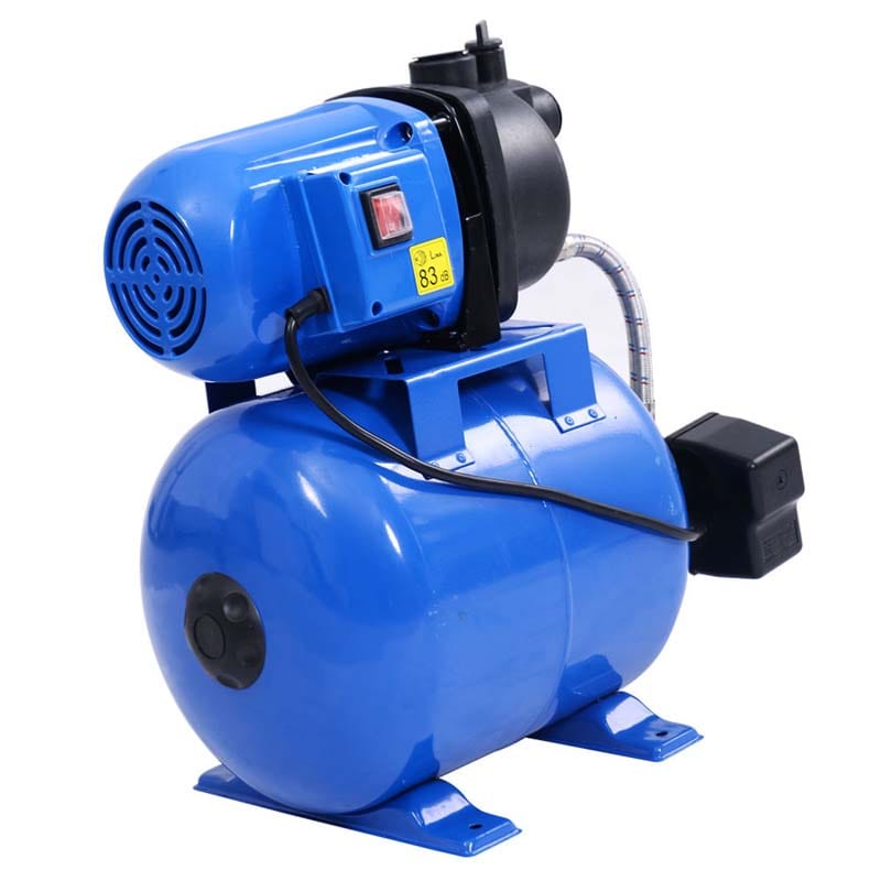 1200W 1.6HP Shallow Well Pump with Pressure Tank, 1000GPH Booster Water Pump Garden Farm Irrigation Jet Pump