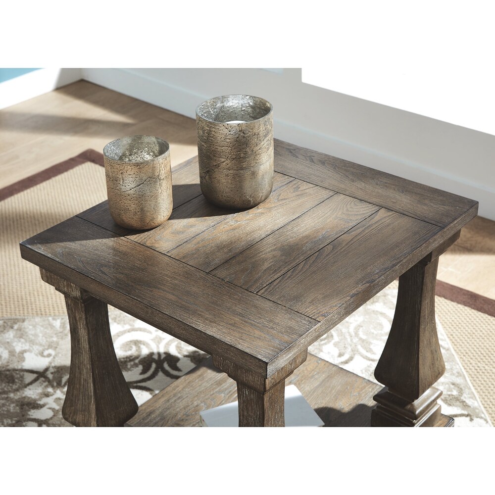 Johnelle End Table   Gray