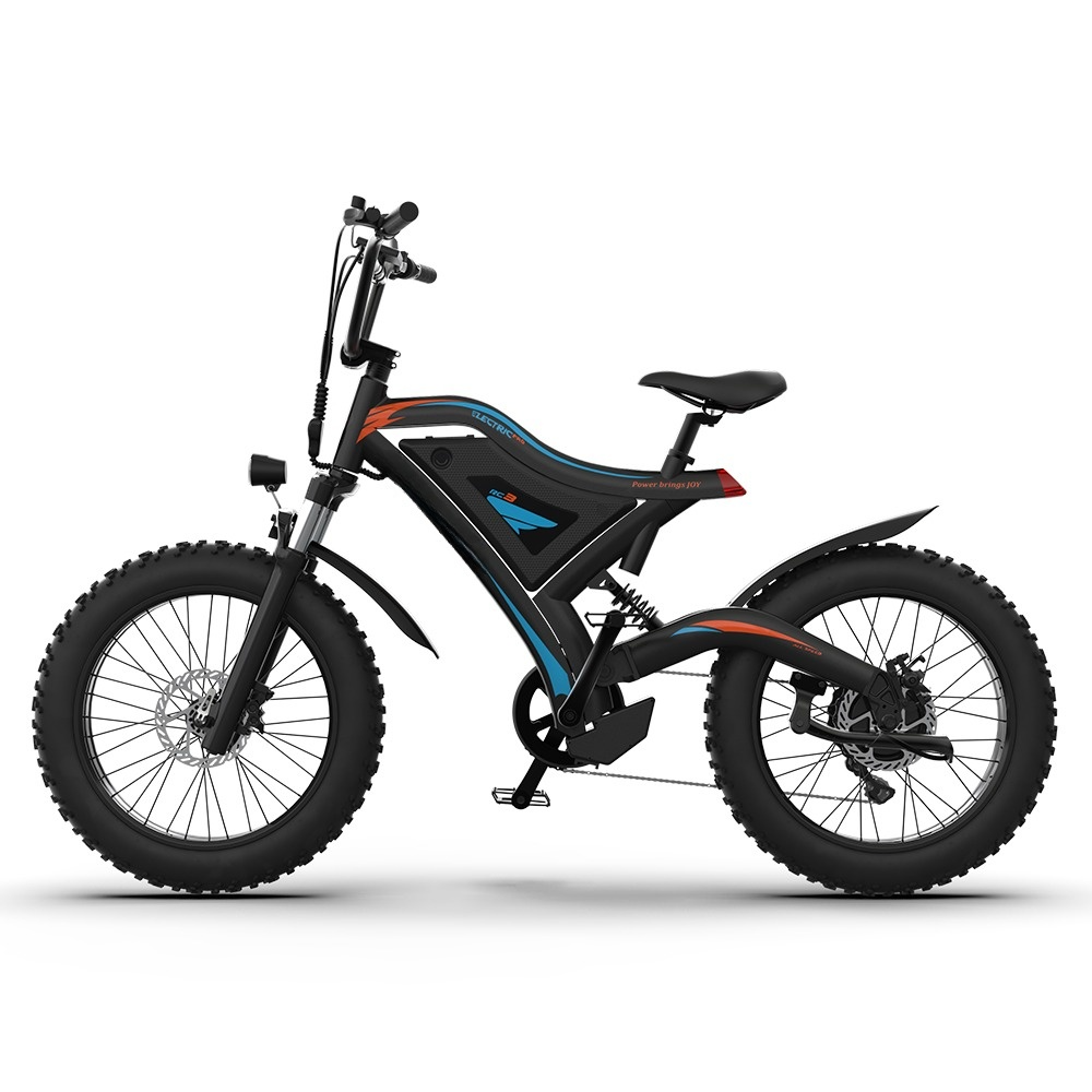 20 Inch Wheel Offroad Dual Suspension 500W Power Motor 48V Fat Tire E Cycle Ebike