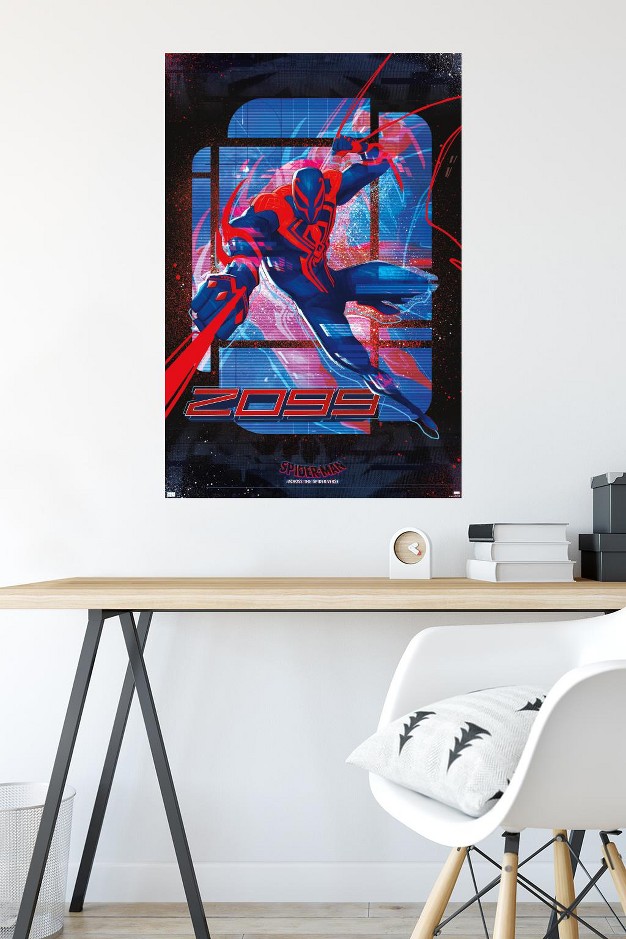 Trends International Marvel Spider man Across The Spider verse Spider man 2099 Unframed Wall Poster Prints