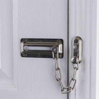 Defiant Satin Nickel Chain Door Guard 70482