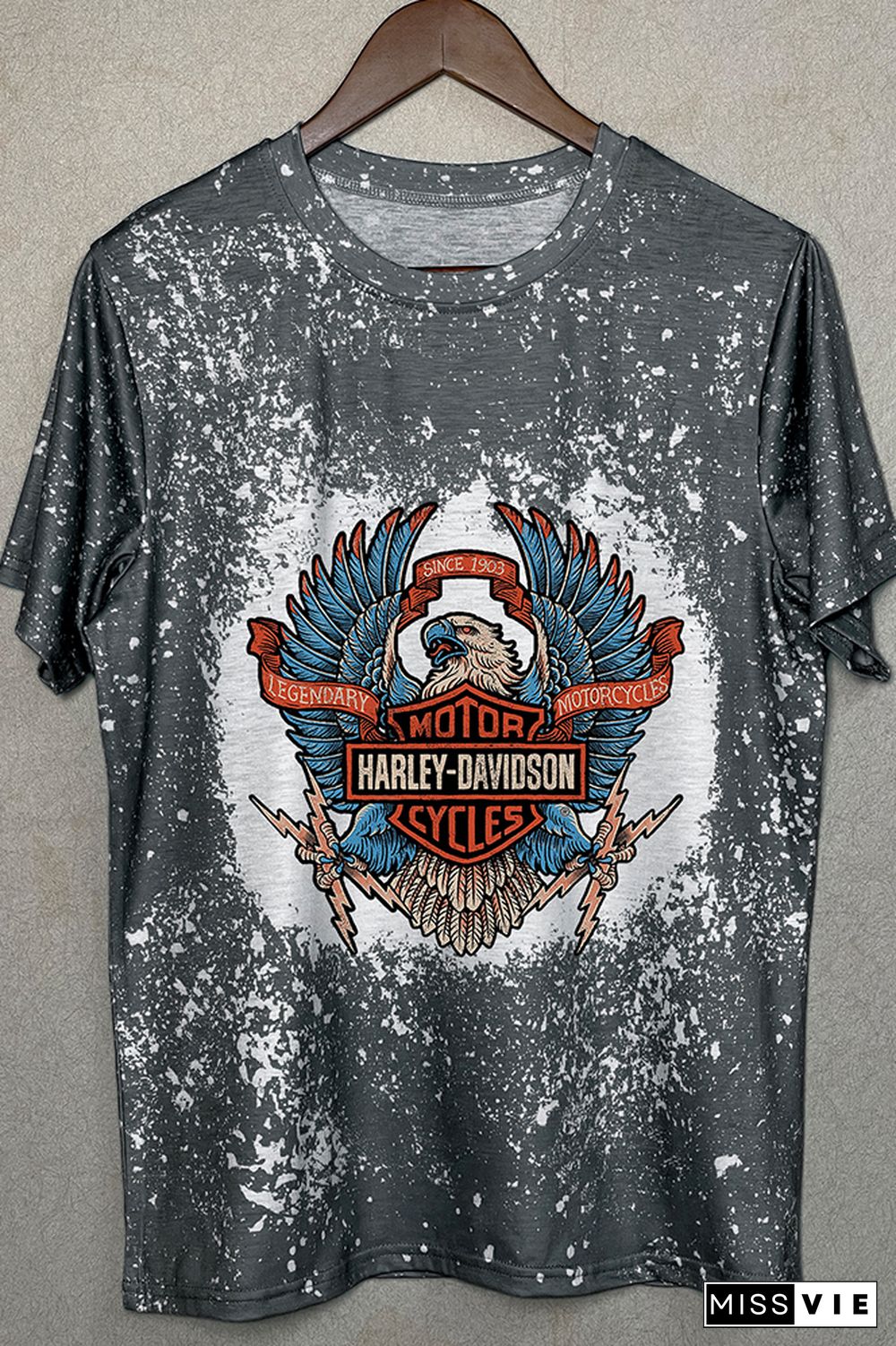 Design Harley Davidson Short Sleeve Graphic Tee Wholesale