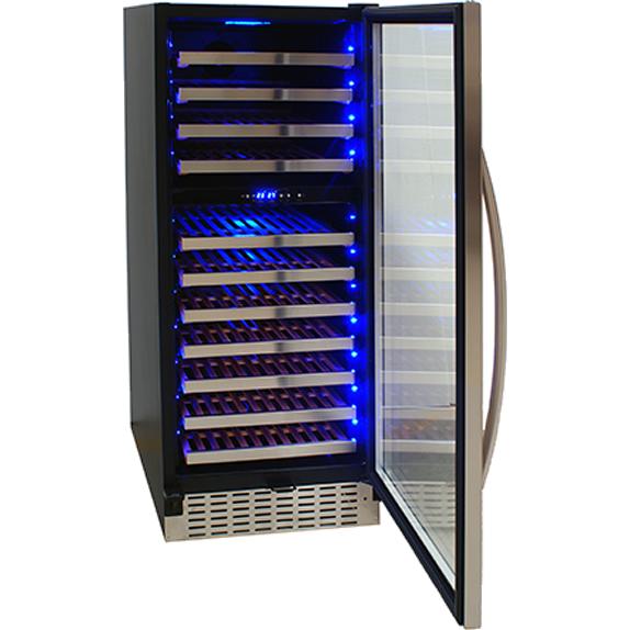 AVG 110-Bottle Wine Cellar with 2 Temperature Zone TBWC-110S4