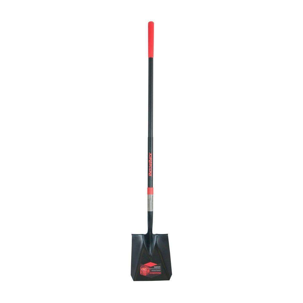 Razor-Back 48.75 in. Fiberglass Handle Square Point Shovel 2594500