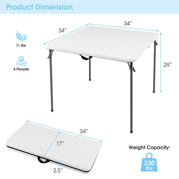 Folding Camping Table Portable HDPE Outdoor Picnic Dining Table