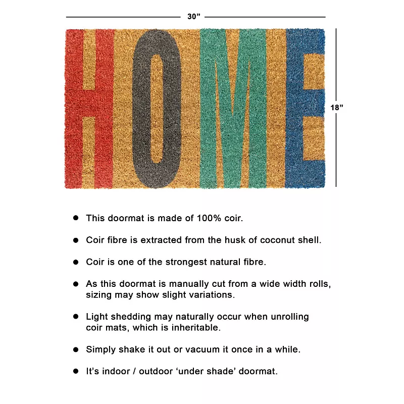 RugSmith Home Doormat - 18'' x 30''