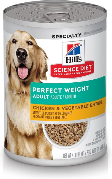 Hill's Science Diet Adult Perfect Weight Chicken and Vegetables Entree Canned Dog Food