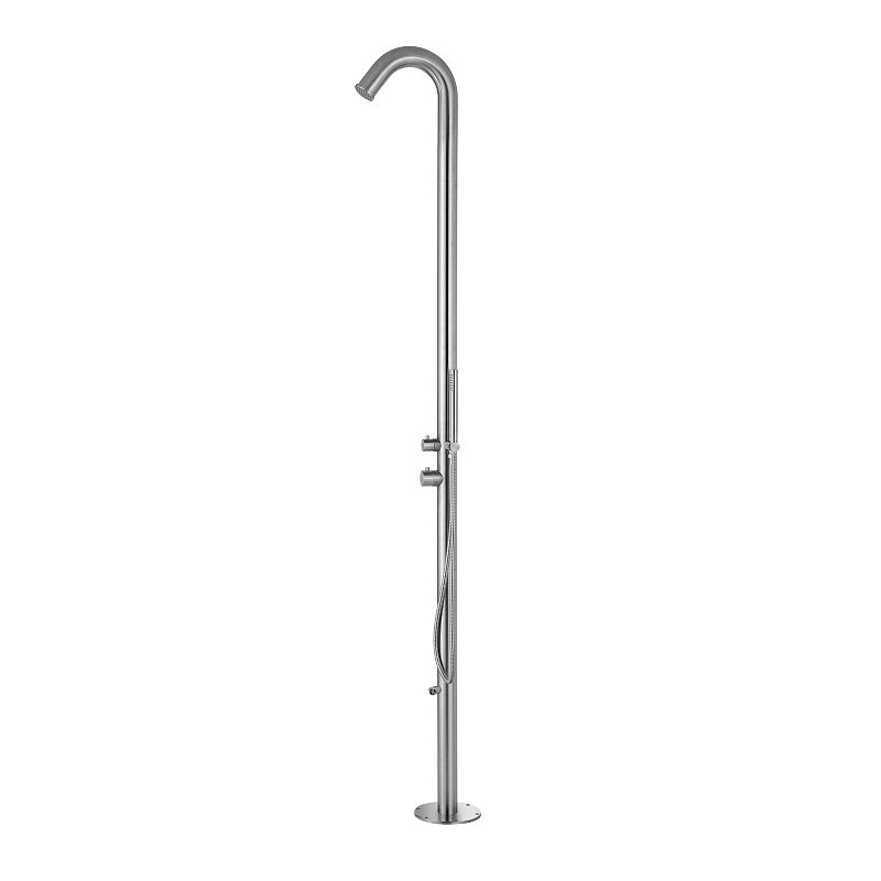 PULSE ShowerSpas Wave Outdoor Shower with Handshower and Foot Rinse