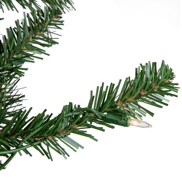 15' PreLit Genoa Fraser Fir Slim Artificial Christmas Tree Clear Lights