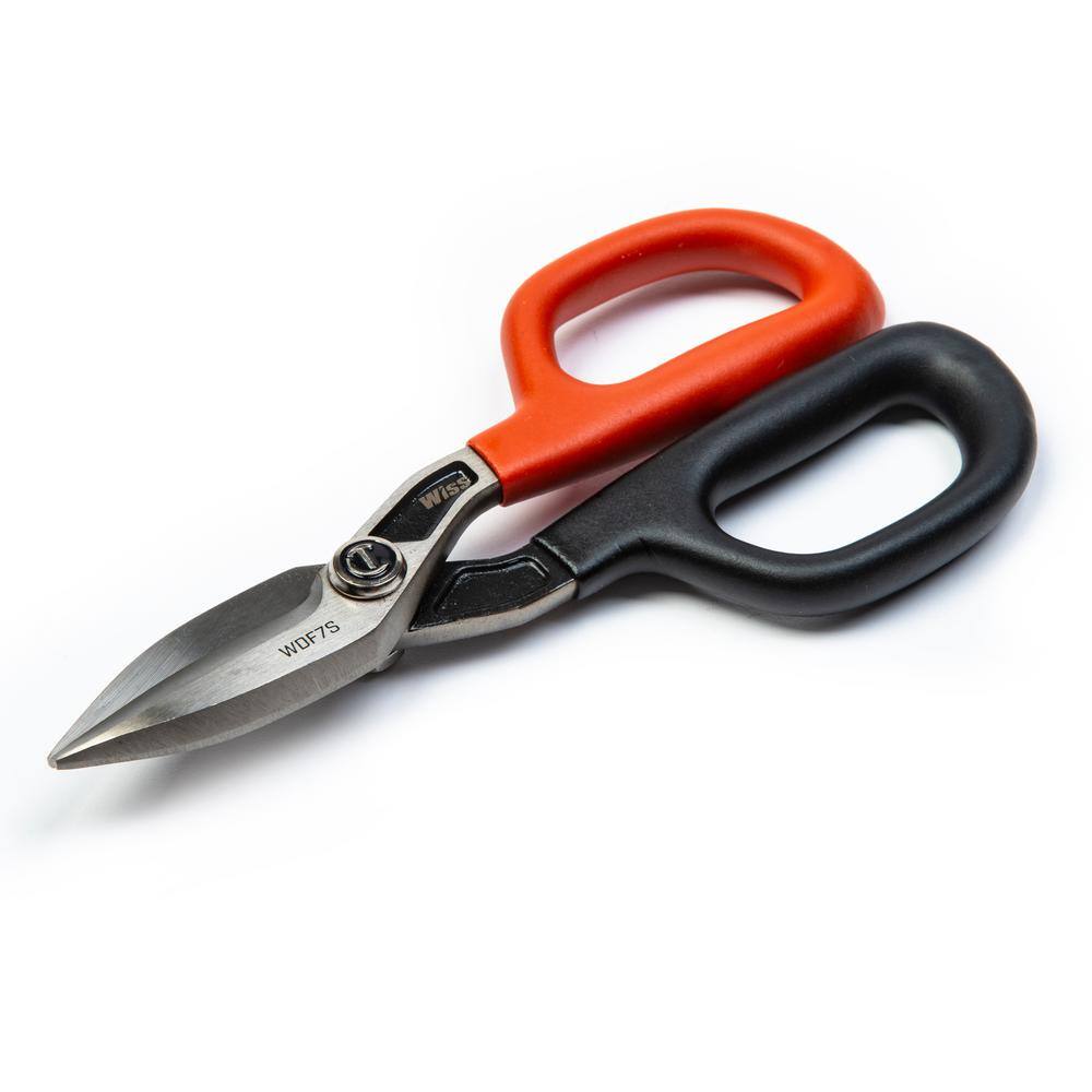 Wiss 7 in. Straight-Cut Drop Forged Tinner Snips WDF7S