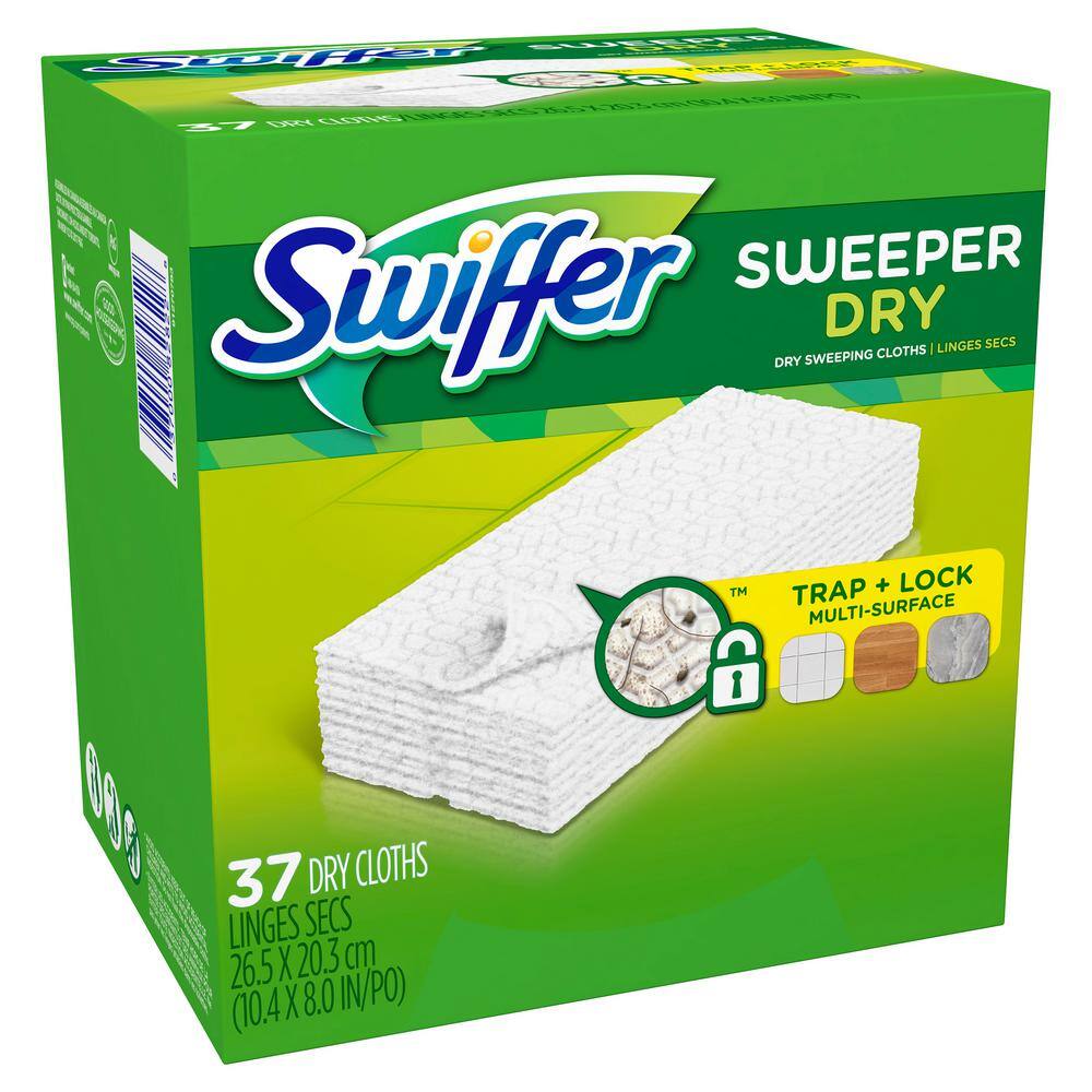 Swiffer Sweeper Dry Cloth Refills Unscented (37-Count) 003700082822