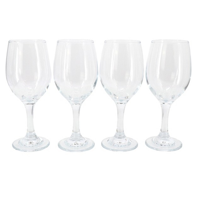 Gibson Home Belinni 4 Piece 14 2 Ounce Classic Wine Glass Set