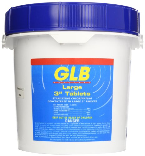 GLB Pool & Spa Products GL Industries GLB71230A 3" Large Tablets, 8 lb