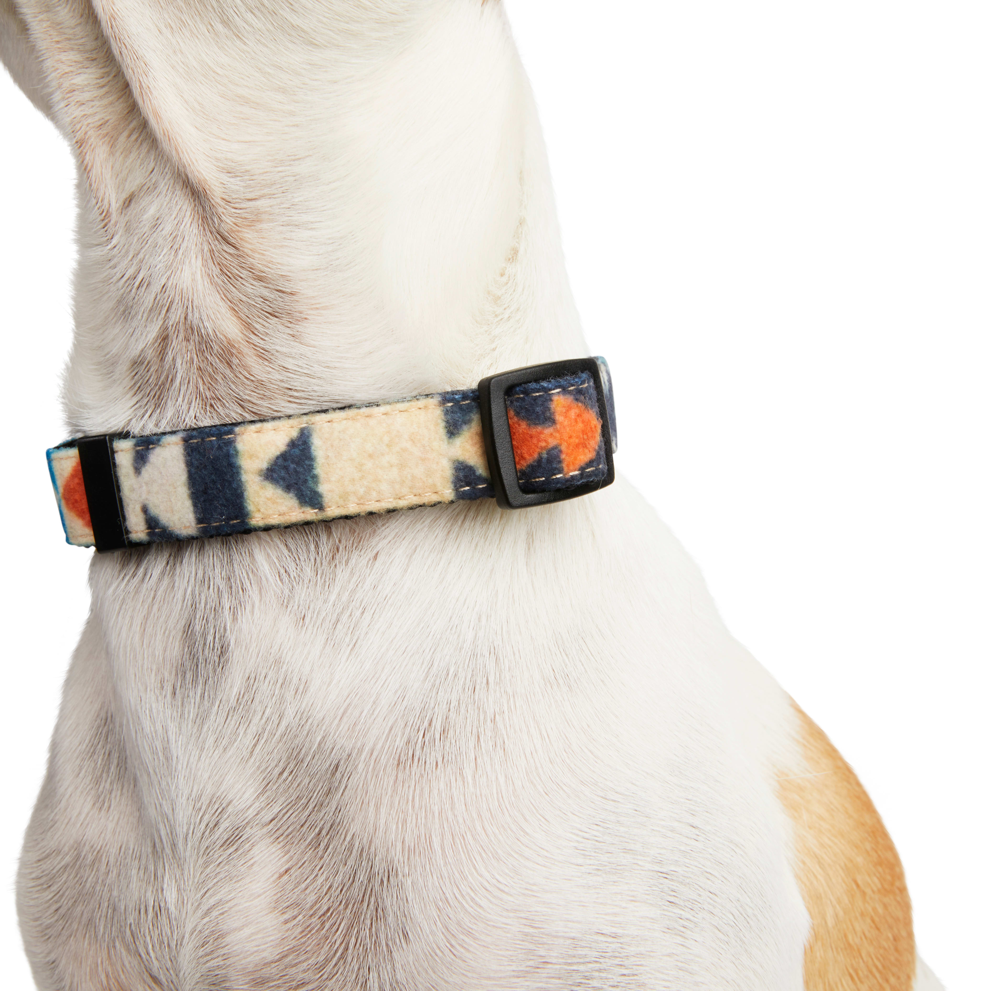 YOULY The Wanderer Multicolor Geo Patterned Dog Collar， Small