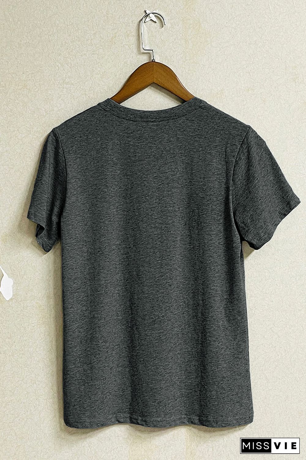 Solid Color O-neck Short Sleeve Tee Wholesale