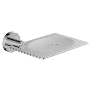 Symmons Dia Wall-Mounted Soap Dish With Drain Ports in Polished Chrome 353SD