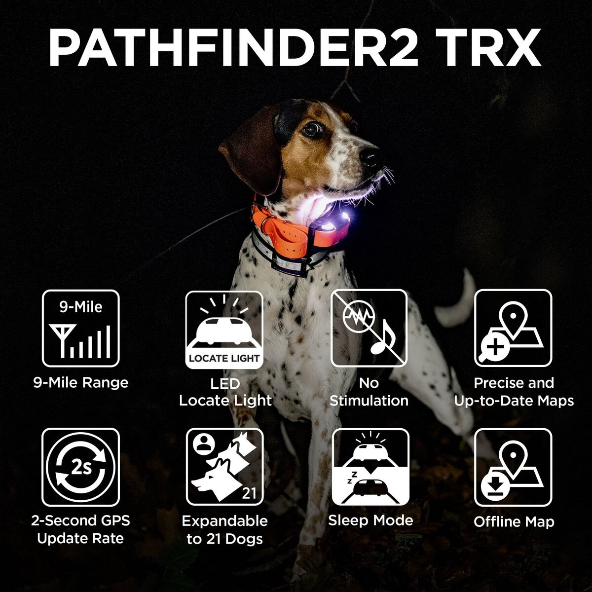 Dogtra Pathfinder2 Trx Dog Tracking Only Additional Receiver Collar