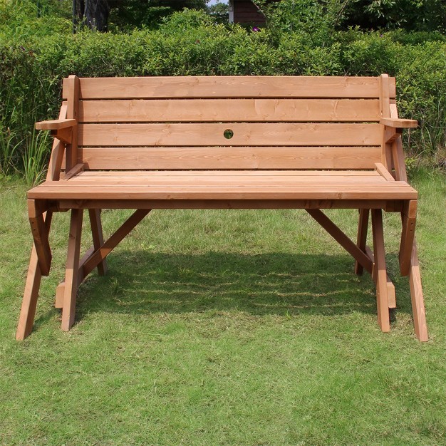 Interchangeable Picnic Table Garden Bench Merry Products