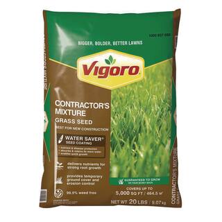 Vigoro 20 lbs. Contractor's Grass Seed Southern Mix with Water Saver Seed Coating 25692