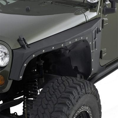 Smittybilt XRC Front Fender Armor (Black) - 76880