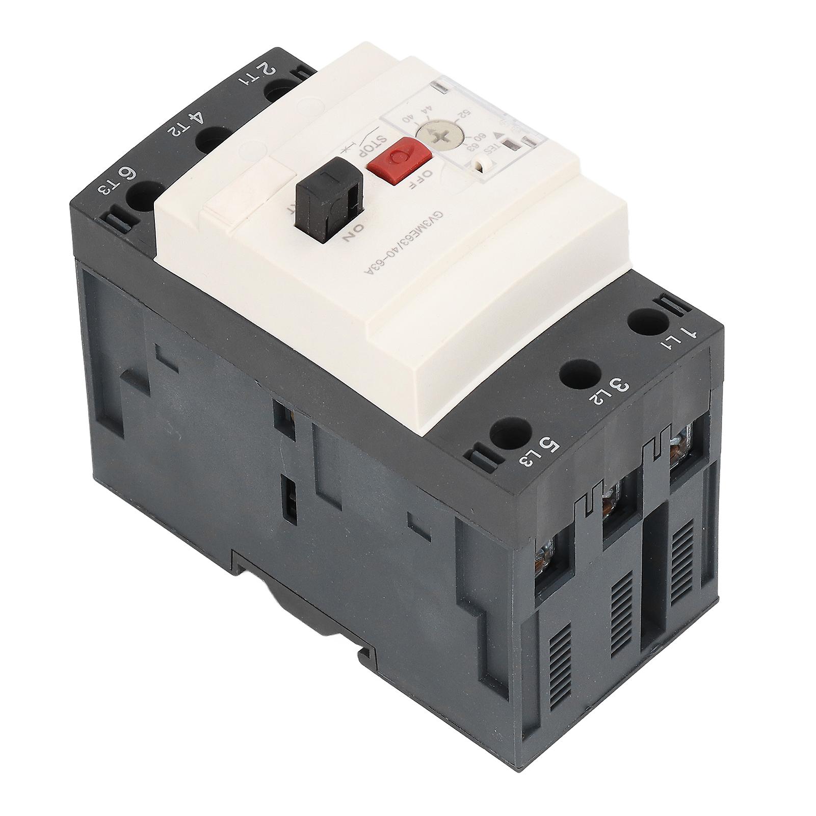 Motor Circuit Breaker Button Control Thermal Magnetic PA66 690V 40‑63A Accessory