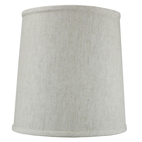 10x12x12 Textured Slate Blue Linen Fabric Drum Lampshade with Brass Spider fitter By Home Concept