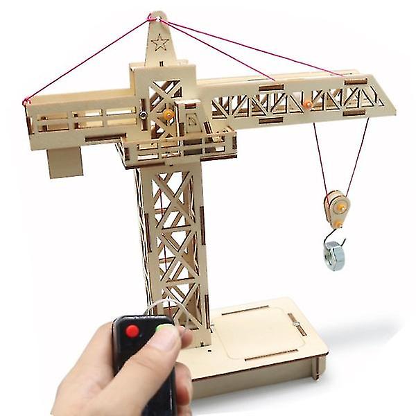 Remote Control Tower Crane Lifting Crane Diy Models andamp; Building Toy Science andamp;education Model Toy