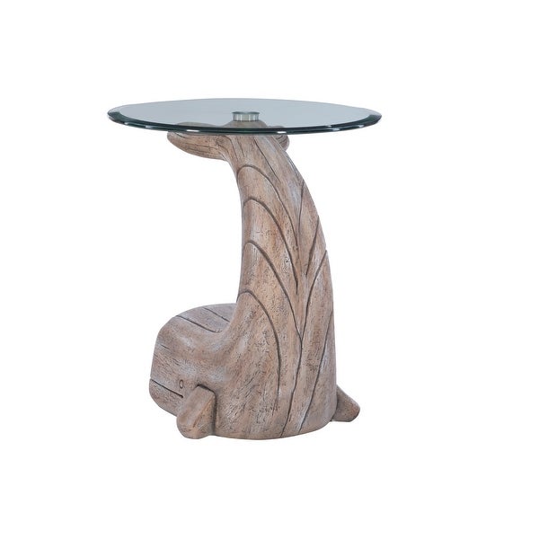 Powell Winifred Whale Side Table Driftwood